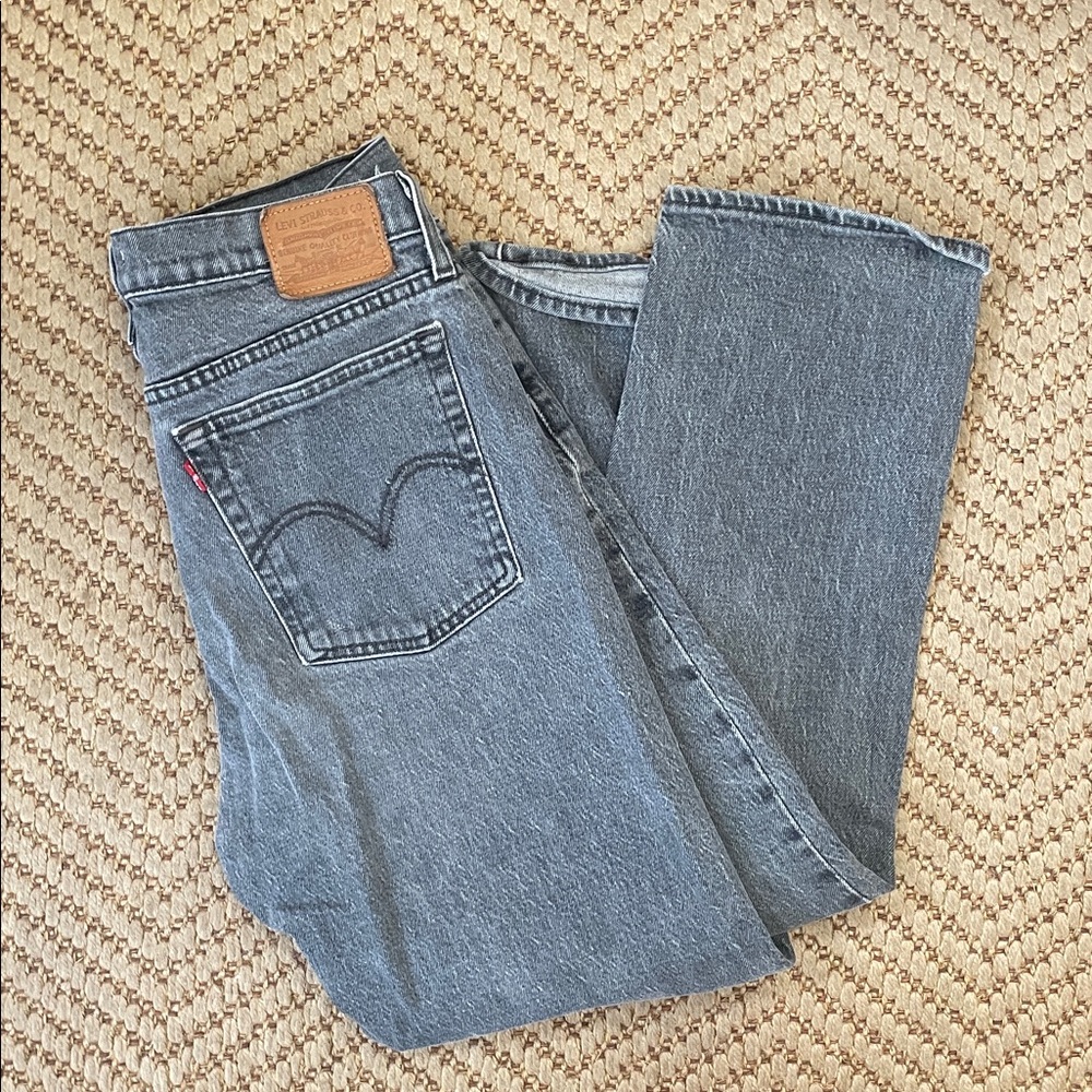Levi's - Wedgie Straight Denim Jeans - Light Black - 30x26